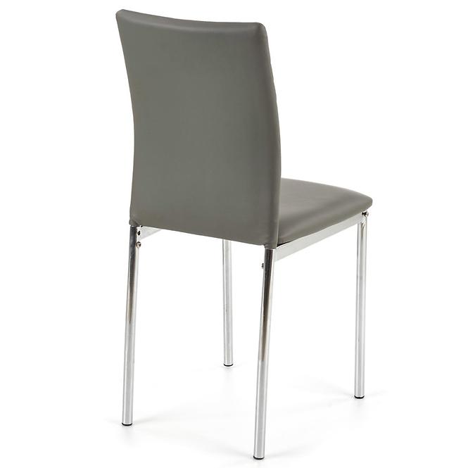 Szék K137 fém/ekobőr hamu 40x49x88
