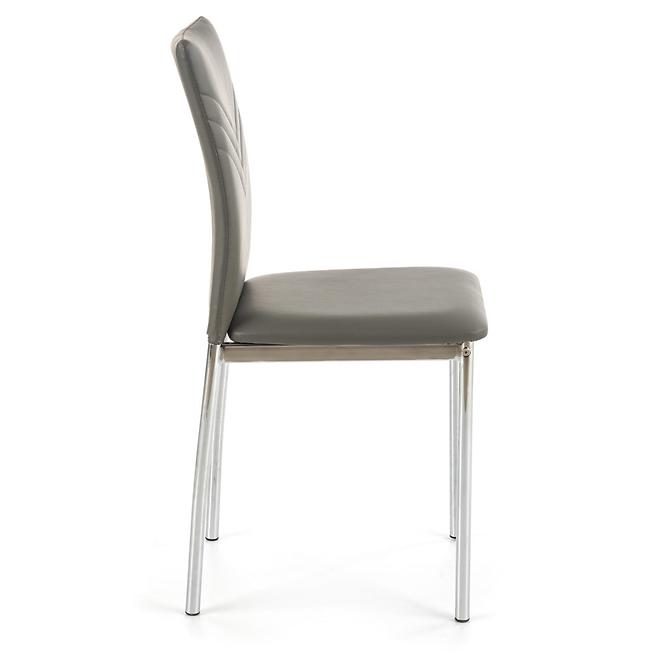 Szék K137 fém/ekobőr hamu 40x49x88