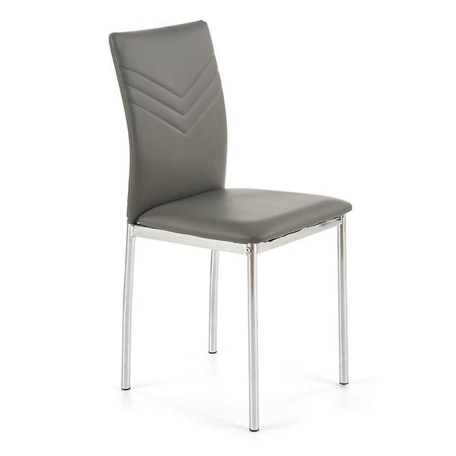 Szék K137 fém/ekobőr hamu 40x49x88
