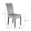 Szék Clarion 2 fa/velvet fekete/monolit 85,10