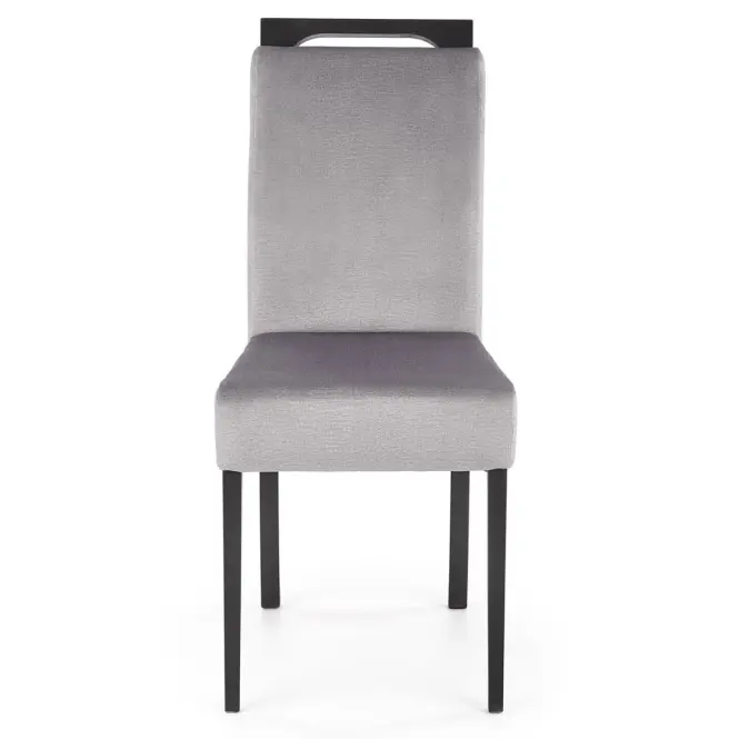 Szék Clarion 2 fa/velvet fekete/monolit 85