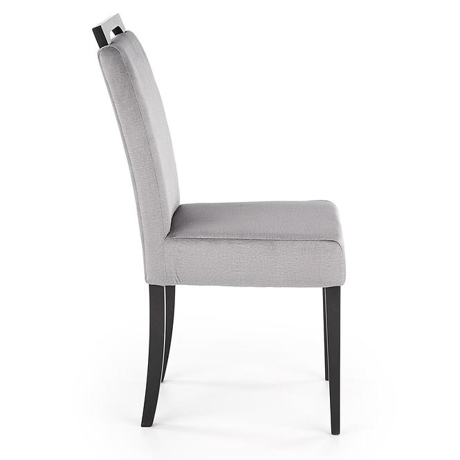Szék Clarion 2 fa/velvet fekete/monolit 85