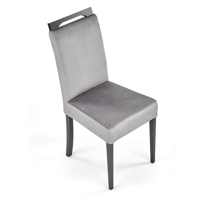 Szék Clarion 2 fa/velvet fekete/monolit 85
