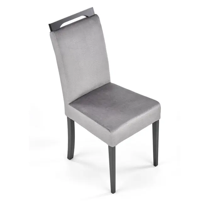Szék Clarion 2 fa/velvet fekete/monolit 85,6