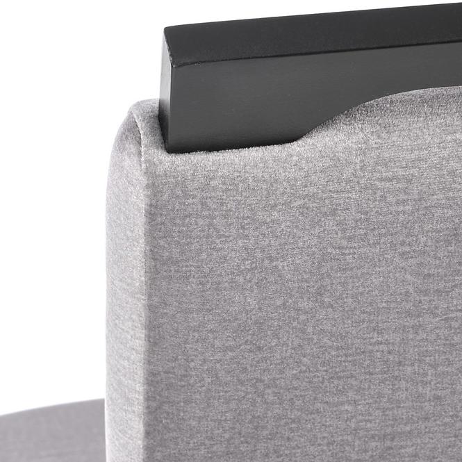 Szék Clarion 2 fa/velvet fekete/monolit 85
