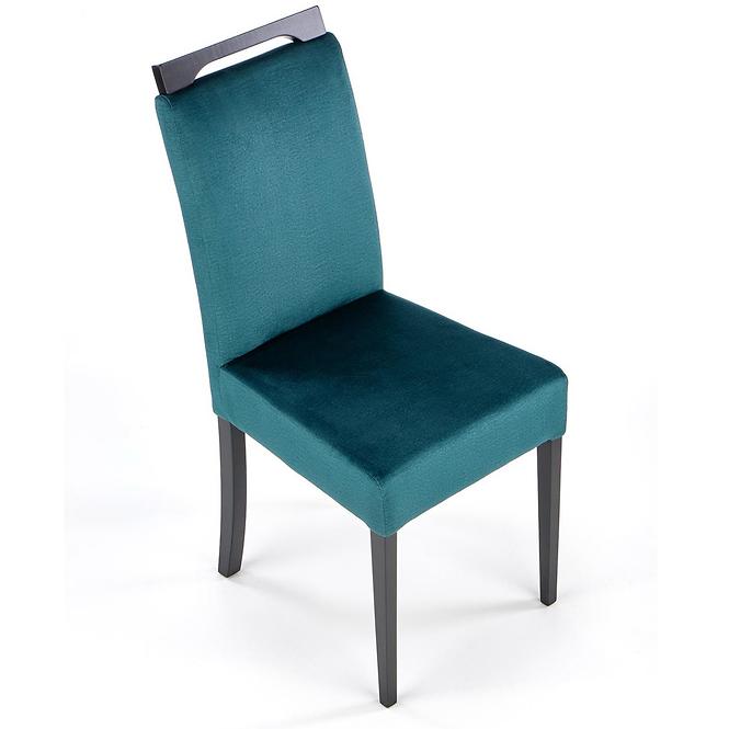 Szék Clarion 2 fa/velvet fekete/monolit 37