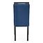 Szék Clarion 2 fa/velvet fekete/monolit 77,3