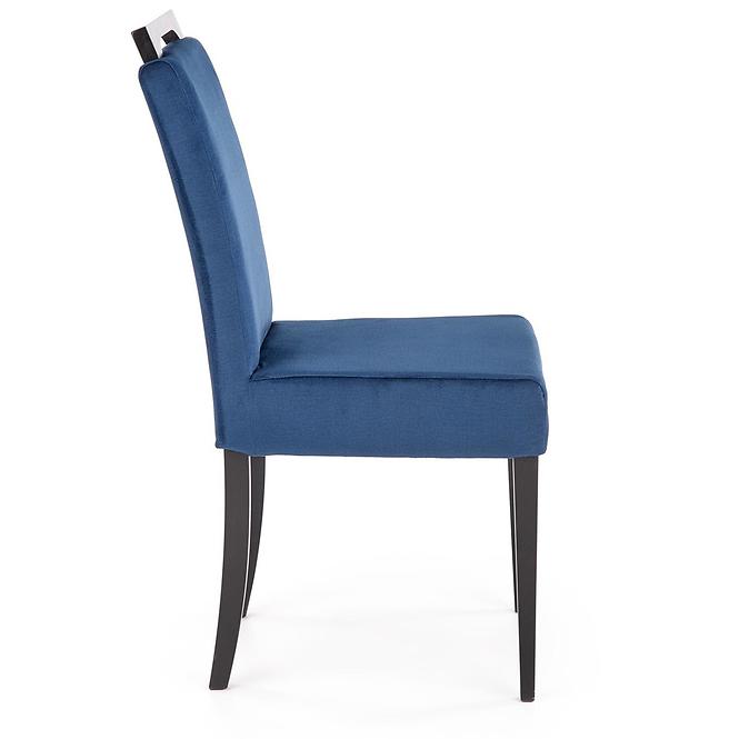 Szék Clarion 2 fa/velvet fekete/monolit 77,4