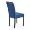 Szék Clarion 2 fa/velvet fekete/monolit 77,5