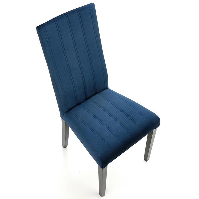 Szék Diego 2 fa/velvet fekete/monolit 77,8