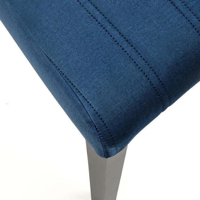 Szék Diego 2 fa/velvet fekete/monolit 77,9