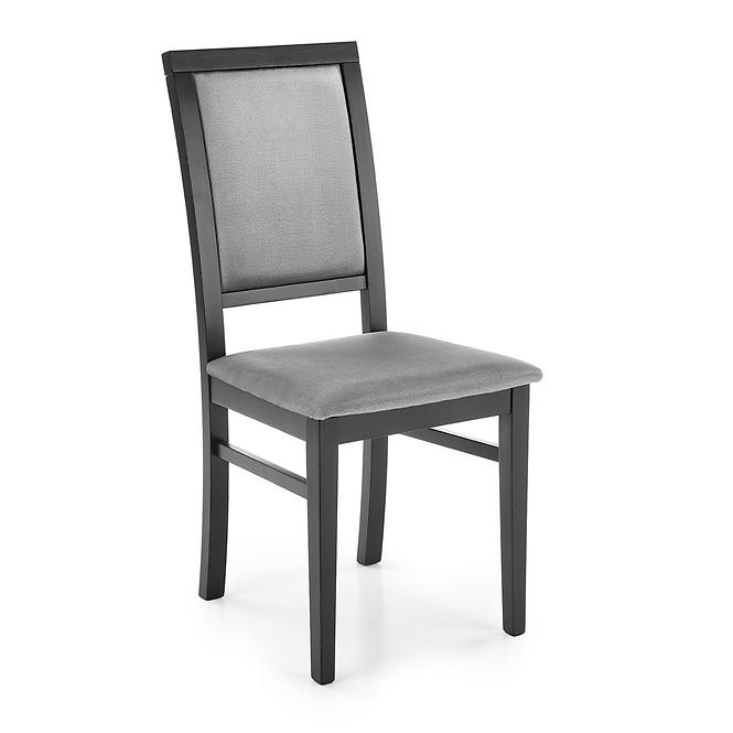 Szék Sylwek 1 fa/velvet fekete/monolit 85