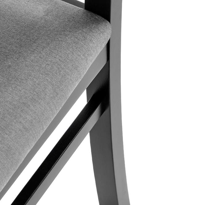 Szék Sylwek 1 fa/velvet fekete/monolit 85,5