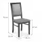 Szék Sylwek 1 fa/velvet fekete/monolit 85,6