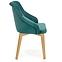 Szék Toledo 2 fa/velvet tölgy/monolit 37 57x56x86,4