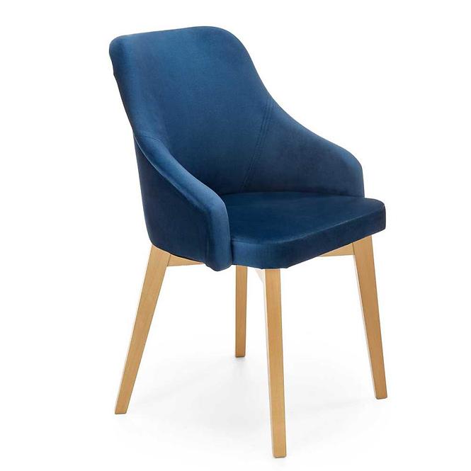 Szék Toledo 2 fa/velvet tölgy/monolit 77 57x56x86
