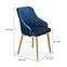 Szék Toledo 2 fa/velvet tölgy/monolit 77 57x56x86,11
