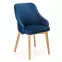 Szék Toledo 2 fa/velvet tölgy/monolit 77 57x56x86,6