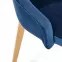 Szék Toledo 2 fa/velvet tölgy/monolit 77 57x56x86,8