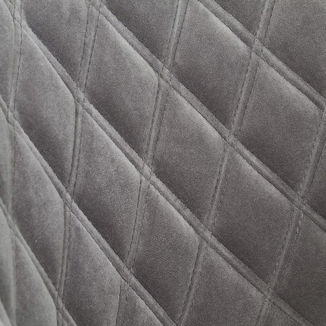 Szék K396 fa/velvet világos tölgy/hamu 56x55x77