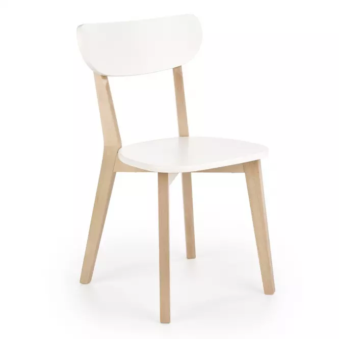 Szék Buggi fa/MDF fehér 45x50x81