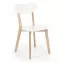 Szék Buggi fa/MDF fehér 45x50x81