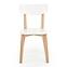 Szék Buggi fa/MDF fehér 45x50x81,2