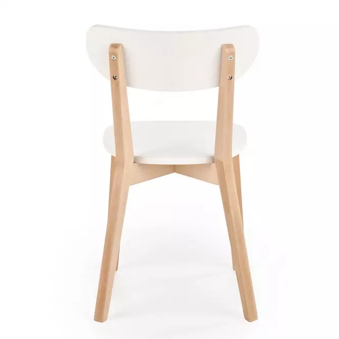 Szék Buggi fa/MDF fehér 45x50x81