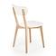 Szék Buggi fa/MDF fehér 45x50x81,5
