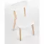 Szék Buggi fa/MDF fehér 45x50x81,6