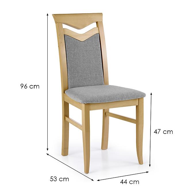 Szék Citrone fa/szövet tölgy/inari 91 44x53x96
