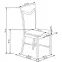Szék Citrone fa/szövet tölgy/inari 91 44x53x96,3