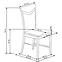 Szék Citrone fa/szövet tölgy/inari 91 44x53x96,3