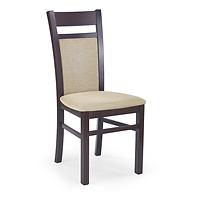 Szék Gerard 2 fa/szövet sötét dió/torent beige