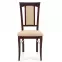 Szék Konrad fa/szövet sötét dió/torent beige,2