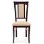 Szék Konrad fa/szövet sötét dió/torent beige,2
