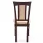 Szék Konrad fa/szövet sötét dió/torent beige,4