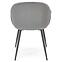 Szék K480 velvet/fém hamu 59x59x79,5