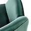 Szék K480 velvet/fém sötét  zöld 59x59x79,7