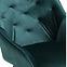 Szék K487 velvet/fém sötét  zöld 56x65x81,5