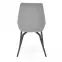 Szék K479 velvet/fém hamu 49x60x91,2