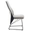 Szék K485 velvet/fém hamu 44x63x96,4
