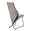 Szék K485 velvet/fém hamu 44x63x96,5