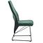Szék K485 velvet/fém sötét  zöld  44x63x96,2