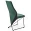 Szék K485 velvet/fém sötét  zöld  44x63x96,4