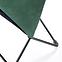 Szék K485 velvet/fém sötét  zöld  44x63x96,9