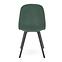 Szék K462 velvet/fém sötét  zöld 45x57x82,6