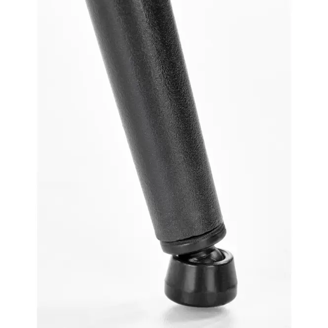 Szék K478 velvet/szövet/fém fekete/fehér 49x54x84