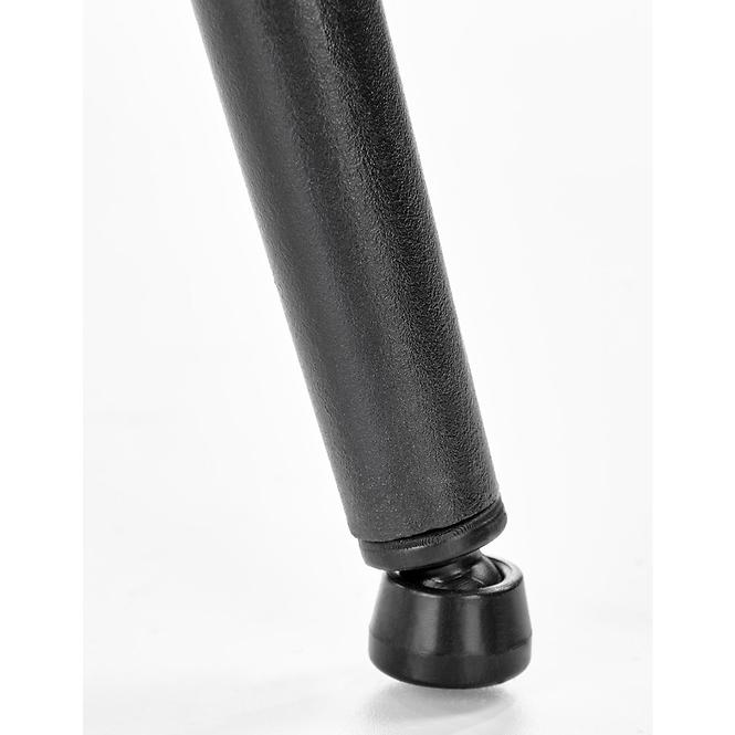 Szék K478 velvet/szövet/fém fekete/fehér 49x54x84
