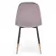 Szék K379 velvet/fém hamu 45x48x88,3